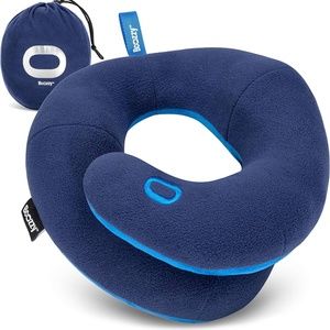BCOZZY 8-12 Y/O Kids Travel Pillow for Car & Airplane, Soft Kids Neck Pillow S
